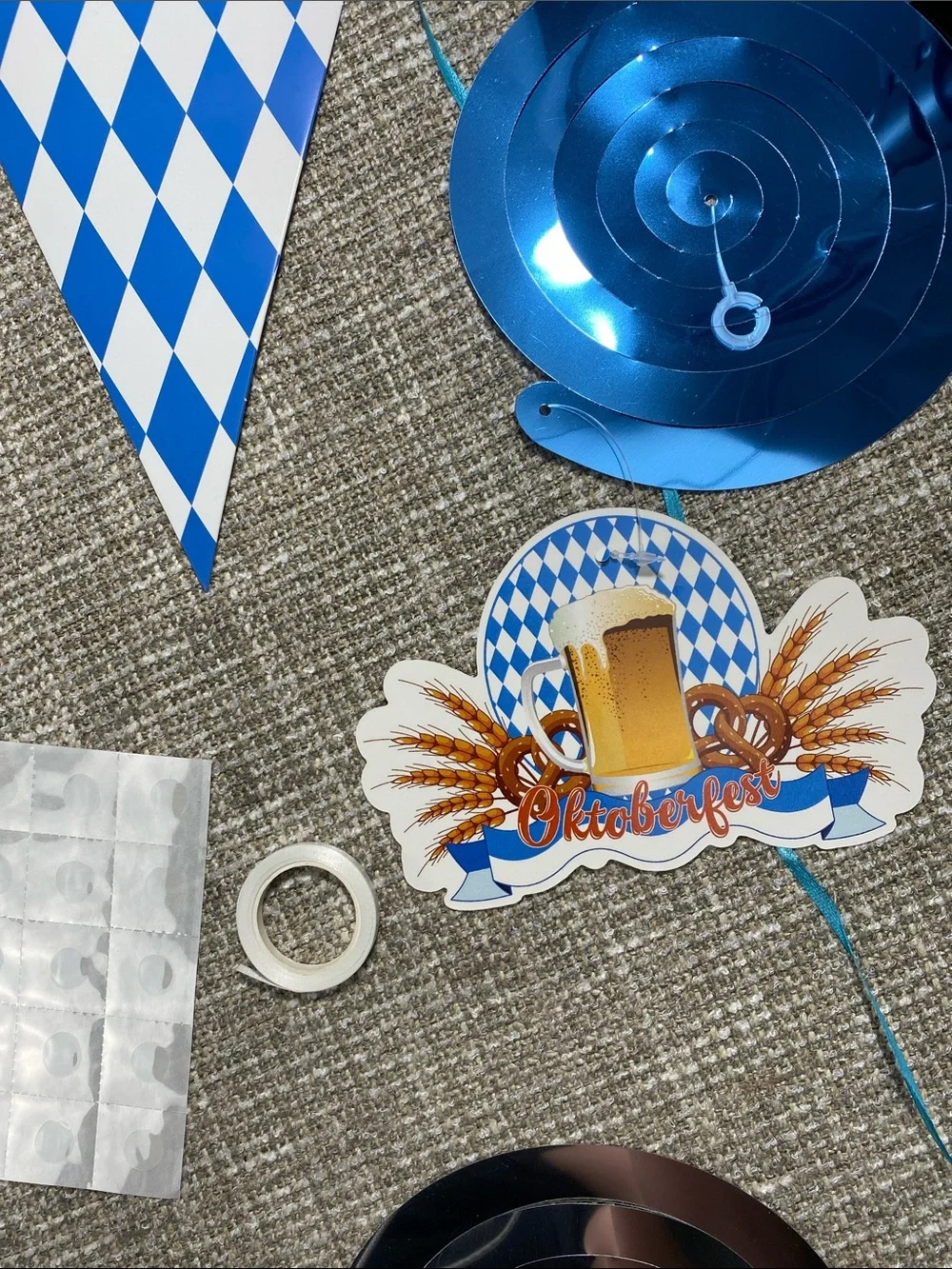 Happy Oktoberfest Party Garland Decorations